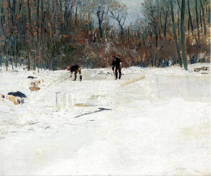 The Ice Cutters, J. Alden Weir